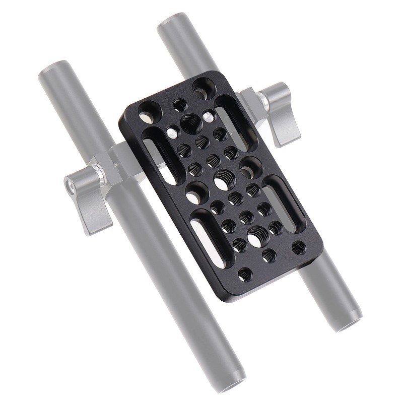 FocusFoto Multi-Purpose Extension Switching Cheese Plate Camera Baseplate with 1/4"-20