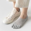 Yazon Men's 5 Toe Socks, Summer Ankle Socks, Cotton Mesh,