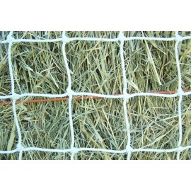 Goodwin Netting 20' x 16' WHITE SQUARE NET NYLON HORSE HAY NETTING  2" #42 400 LB TEST BALE NETS