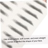 Ipetboom Sets Natural Hair-like Eyebrow Stickers Realistic False Eyebrows Cosmetics