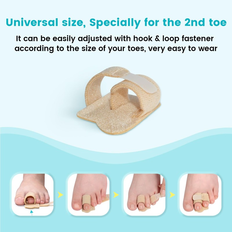 Hammer Toe Straightener Corrector Wrap for Women & Men, Hammer