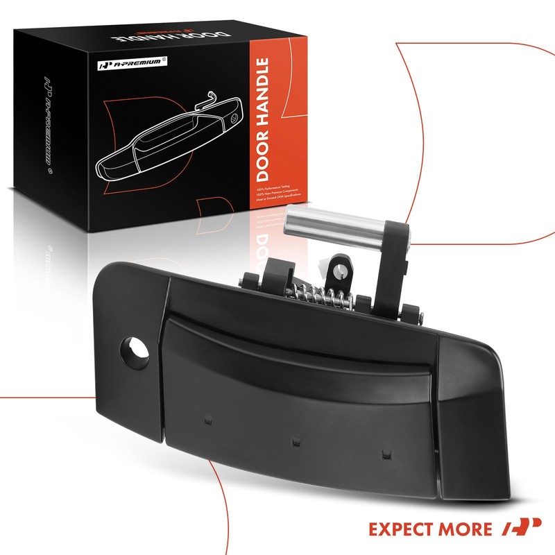 A-Premium Front Driver Side Exterior Door Handle with Keyhole Compatible