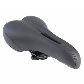 UNISTRENGH Comfortable Bike Saddle Mountain Bicycle Seat Profession Road MTB Bike Seat Outdoor Or Indoor Cycling Cushion Pad, Black