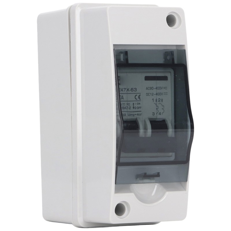 PV Solar Disconnect Switch 2P 40A IP65 Waterproof PA66 Shell