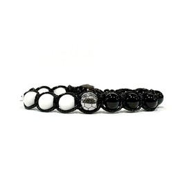 clorophilla. Football Teams Series A Fan Adjustable Bracelet Made of Stones and Steel - Men Women and Children - Robust and High Quality - Gift for Football Fans Taglia unica, Cotton, Cotton