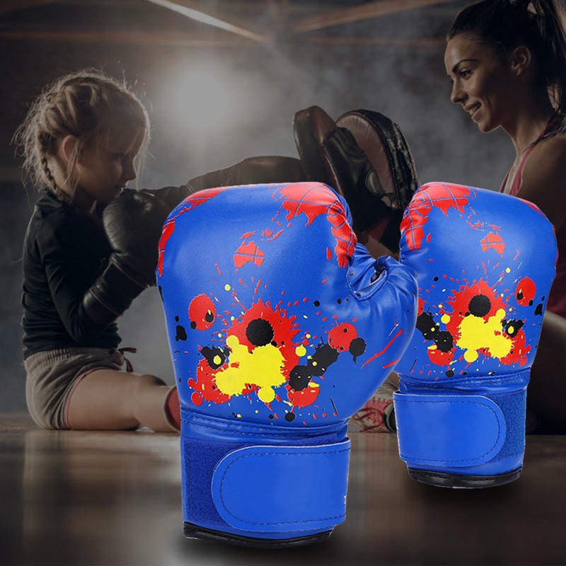 Baby Girls Boys Children Boxing Gloves Punch Training Kids Fight