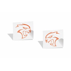 Reflective Concepts Hellcat Emblem Overlay Decal Stickers - 2019-2023 Challenger SRT Hellcat - (Color: Reflective Orange)