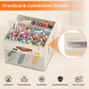 Aokeyee Shoe Organizer for Closet, 2 Pack Foldable Shoe Storage