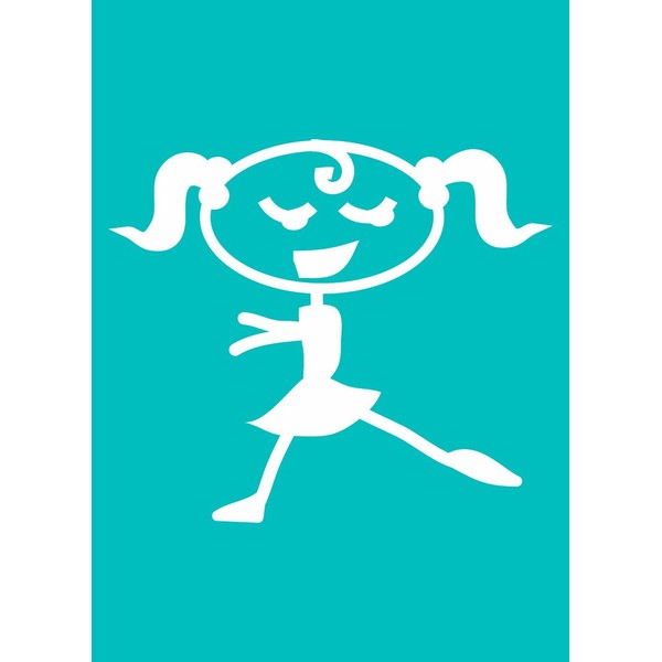 Imagine This Car Window Decal, Little Family Girl
