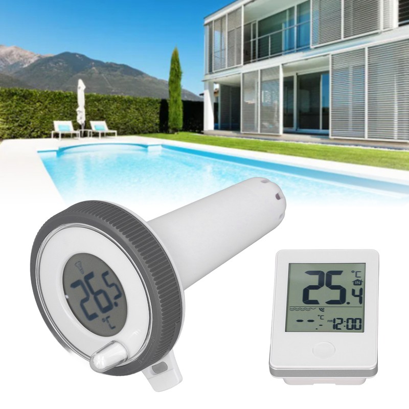 Wireless Pool Thermometer LCD Display 0.1℃ Accuracy Waterproof Digital Floating