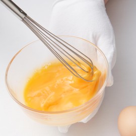 TAFOND Mini Whisk, Small Whisk, Stainless Steel Skinny Whisk Egg Beater Wire Whisk for Blending, Whisking, Beating, or Stirring,8.8Inch