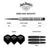 Mission Darts Jack Daniels 80% Steel Darts 22 g