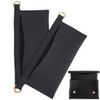 WADORN 2Pcs Classic Black Purse Insert Organizer Converter Kit for