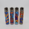 4 Clipper Limited Edition Reusable Lighters - Hipster Pineapple