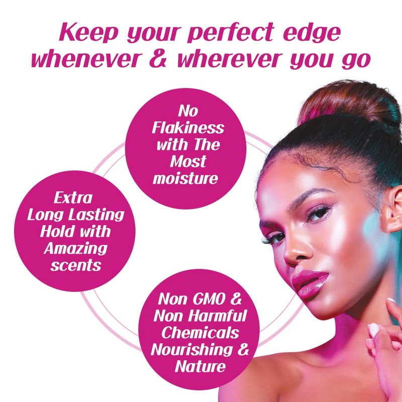 The MORE Crazy Edges Wax 2Days Max Hold, Edge and