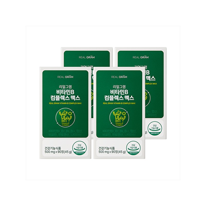 Realgram [Realgram] [Realgram] Vitamin B Complex Max 500mg x 90