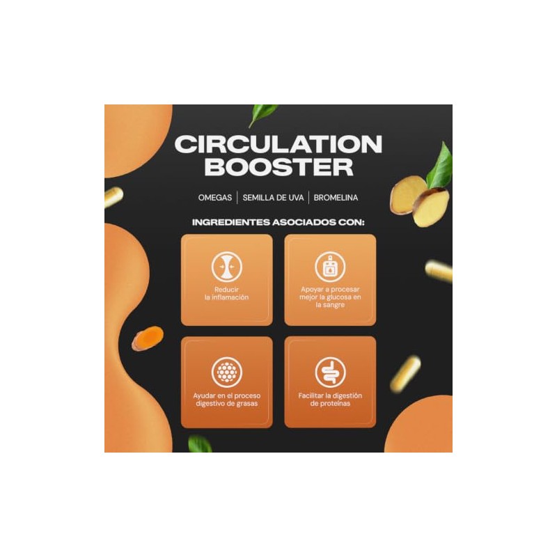 Active Circulation Omega Vitamina Ajo Vital Botanics
