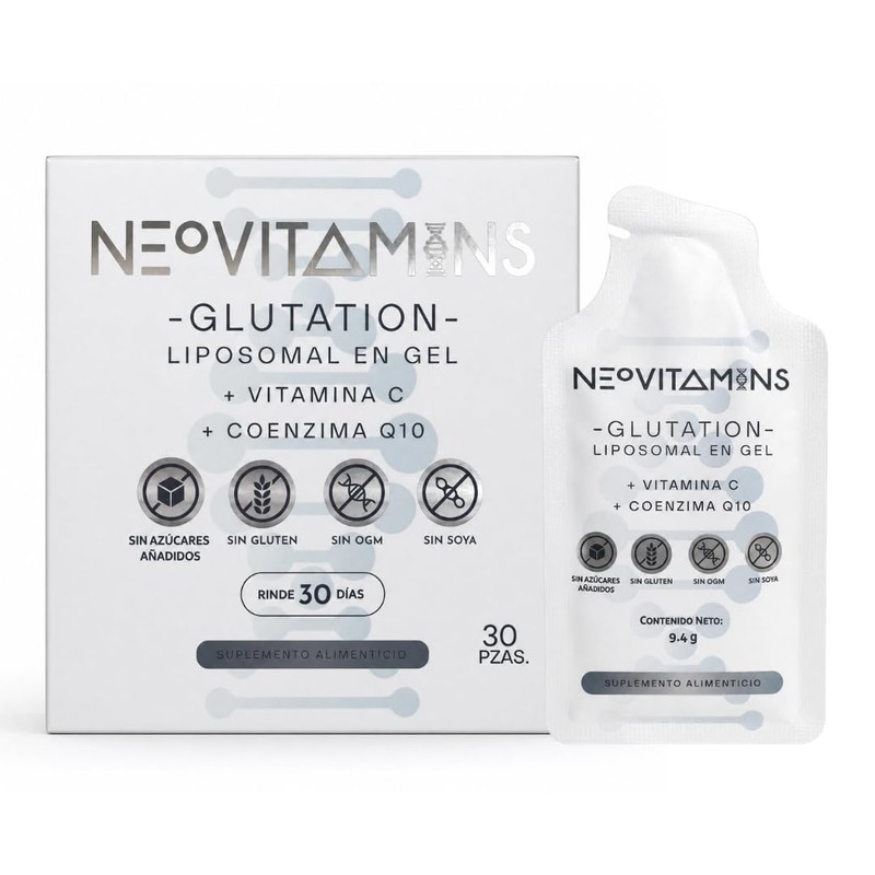 GLUTATIÓN LIPOSOMAL | Suplemento Alimenticio Antioxidante en Gel Oral |