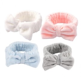 Hair Washing Headband & Shower Ribbon Band Shower White 50ea