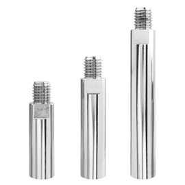 Bestgle 3 Pcs Angle Grinder Extension Shaft Set M5/8-11 Thread Rotary Polisher Extension Connecting Rod 80mm/100mm/140mm Angle Grinder Lengthen Connecting Rods for Polisher Grinding Machine