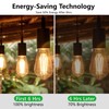 Qualilux Dusk to Dawn Edison LED Light Bulbs ST19, 3000K