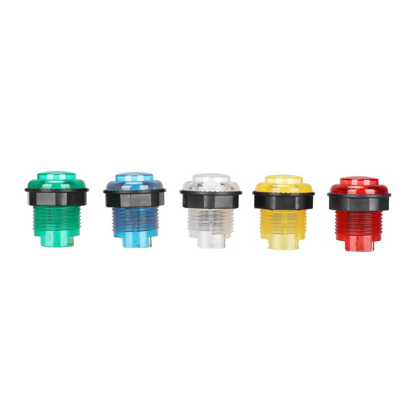5pcs Arcade Push Buttons Professional LED Illuminated Push Buttons for