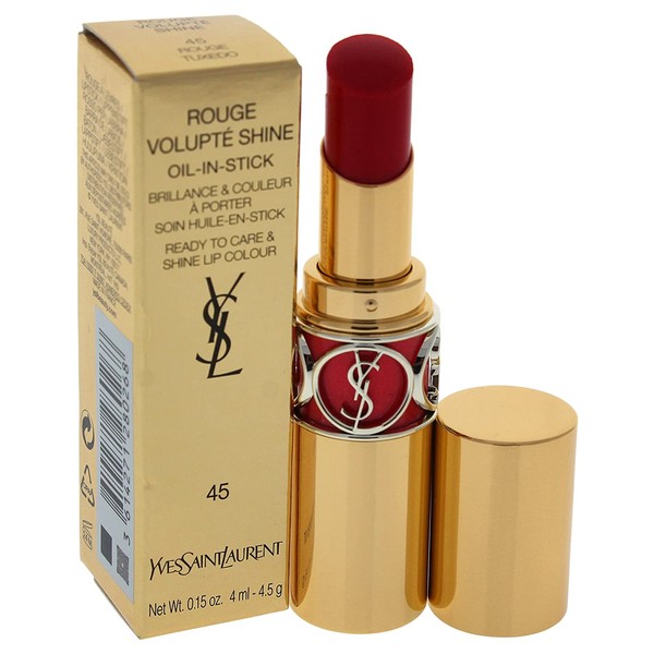 Yves Saint Laurent Rouge Volupte Shine Oil-in-stick Lipstick, Rouge Tuxedo, 0.15 Ounce