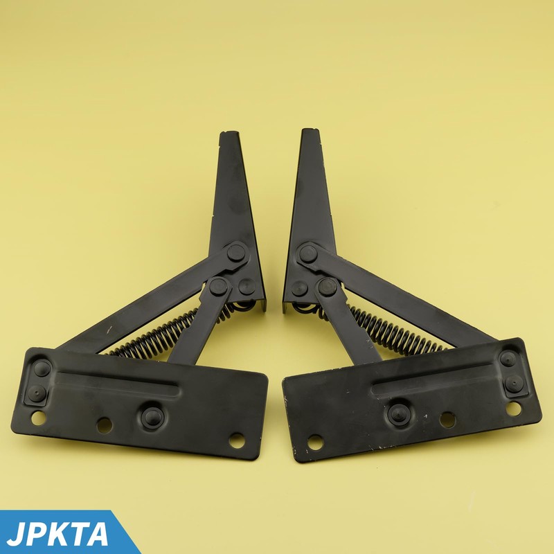 2 Pcs 80 Degree Bench Seat Hinge Foldable Lifting Bracket
