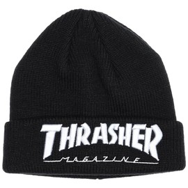 Slasher 23TH-N54K / MAG LOGO BEANIE BLK FR Kids' Knit Cap (Brand Logo)