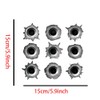 Realistic Bullet Hole Wall Stickers, Vinyl car Stickers, 2 Packs,