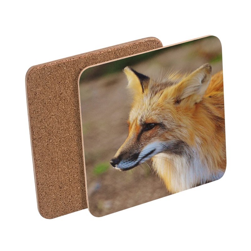 Untersetzer aus Kork – Rotfuchs Wildlife – 1 Stück (95