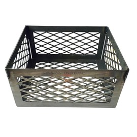 Charcoal Basket fire Box for Oklahoma Joe's Longhorn Highland BBQ Smoker - 12 x 10 x 6 or 12 x 12 x 6 (Steel, Longhorn - 12 x 12 x 6)