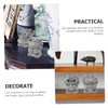 CAXUSD 2pcs Lion Statue Mini Lion Figurine Decorative Miniature Lion