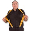 Brimarc Onesize Work Braces - Yellow Tape Measure 2"/50mm