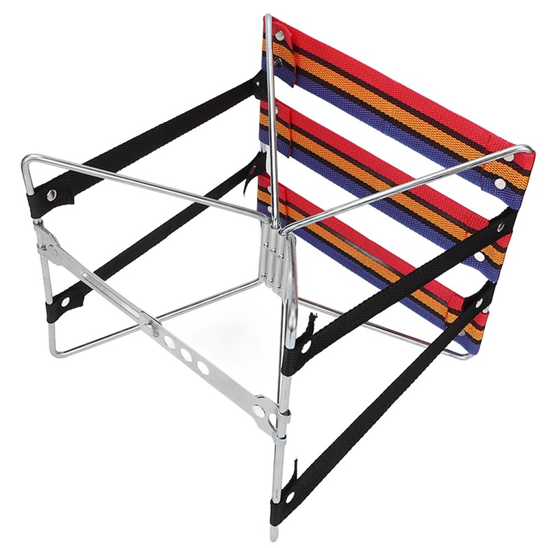 Pedicure Foldable Stool 4 Gears Adjustable Oxford Fabric Folding Stool