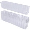 10 Pcs Plastic Planter Liners Clear Rectangular Plastic Liners for
