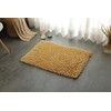 SHIKARA 100% Organic Cotton Bathroom Rug, Luxury Non Slip Ultra