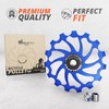 IMPALAPRO Bicycle Shift Rollers 15T/17T AL7075 CNC with Ceramic Bearings