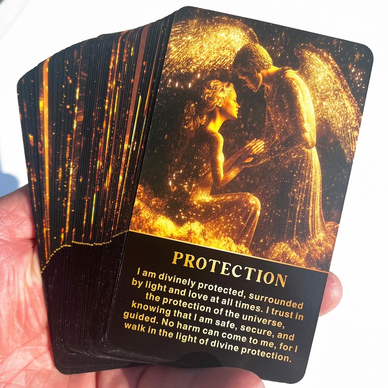 DPEHAKMK Path of Light Orale Deck, Spiritual Oracle Cards, Life