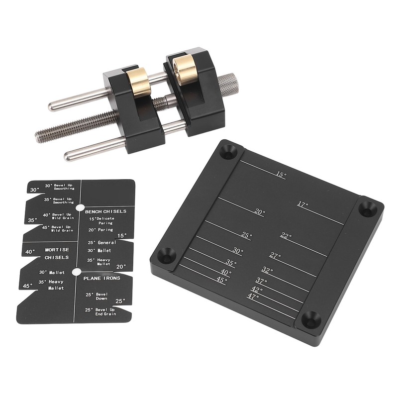 Honing Guide System Woodworking Plane Chisel Sharpening Kit Aluminum Alloy