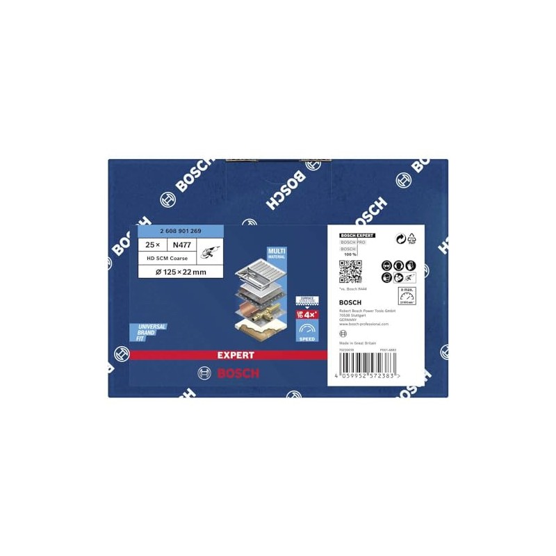 Bosch 1 x Expert N477 SCM Discs (for Sheet Steel,