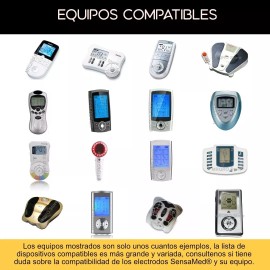 Sensamed 8 Electrodos Parches Pads Hivox Beurer Electro Reflex Vak