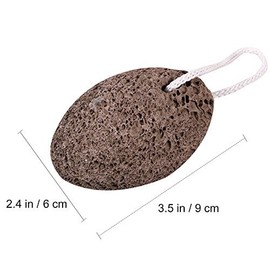ON GATE 2 Pcs Natural Lava Pumice Stone Callus Coffee Remover for Feet Heels and Palm Clean Scruber Hard Skin Callus Remover Scrub Pumice Tool