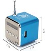 Portable Mini Stereo FM Radio MP3 Bluetooth Speaker Music Player