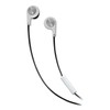 Maxell 199725 B-13 Bass Earbuds with Microphone, White, 52-Inch Cord