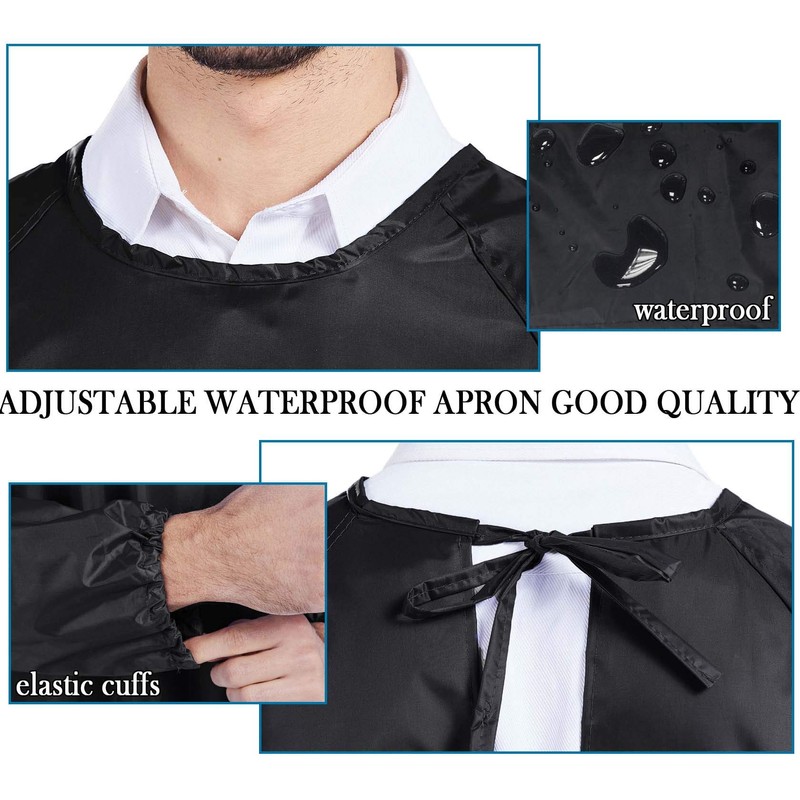 Nanxson CF3015 Unisex Waterproof Long Sleeve Kitchen Cooking Apron Overall