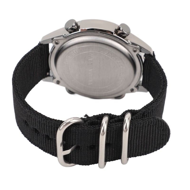 Men Digital Sports Watch Waterproof Alarm Countdown Dual Time Zone