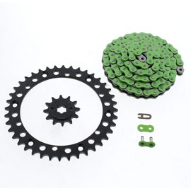 1998-2002 fits Yamaha YFS200 200 Blaster Green Chain & Black Sprocket 12/40