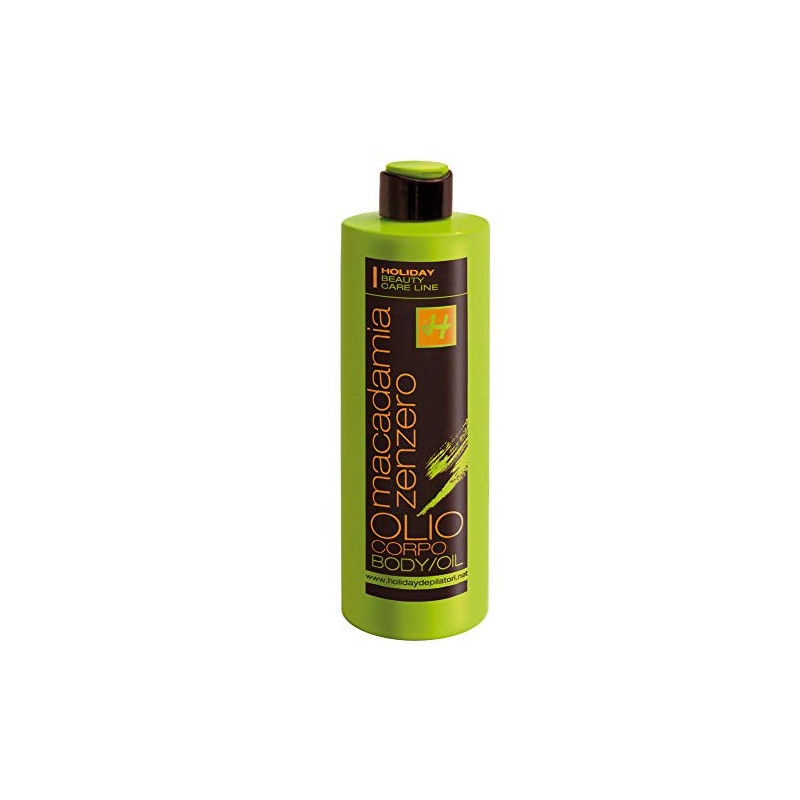 MACADAMIA GINGER BODY OIL mit Macadamiaöl und Ingwerextrakt 500 ml