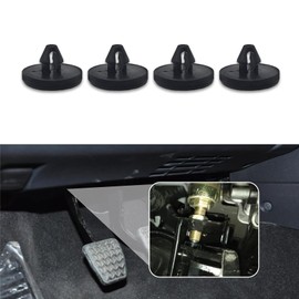 HEVLE 4PCS Brake Pedal Pad and Light Switch Stopper, Automotive Clutch Pedal Stopper, 90541-06036 Car Brake Pedal Lock, Universal Auto Brake & Clutch Pedal Stopper Pad for Most Cars Trucks (K2-4pcs)